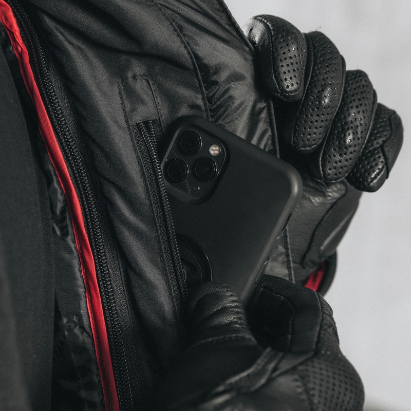 Veste moto Ozone Pulse noir-gris