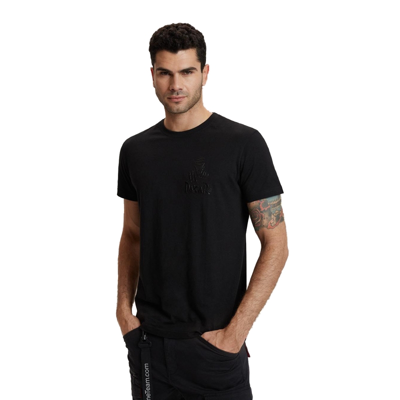 T-shirt DAKAR LOGO 4 noir