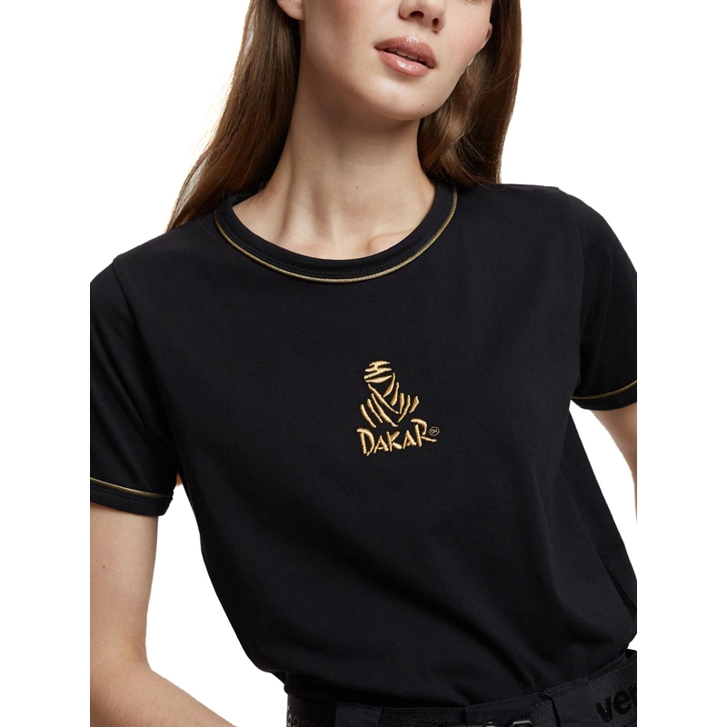 T-shirt femme DAKAR VIP 36 or-noir