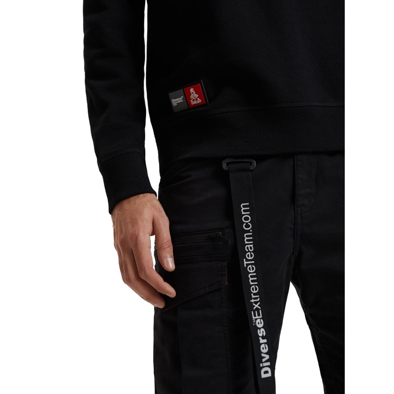 Sweat à capuche pour hommes DAKAR DKR CREW 04 noir