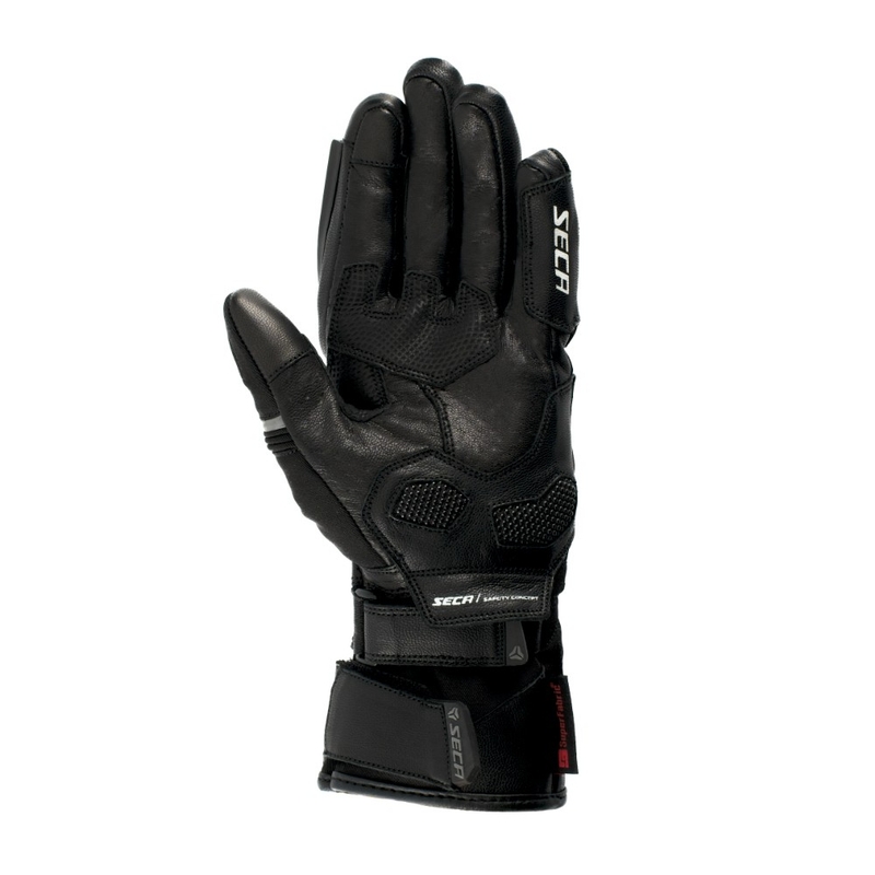 Gants moto femme SECA Compass HTX noir soldes