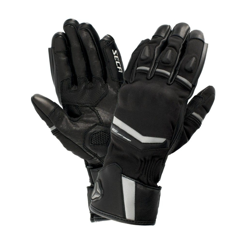 Gants moto femme SECA Compass HTX noir soldes