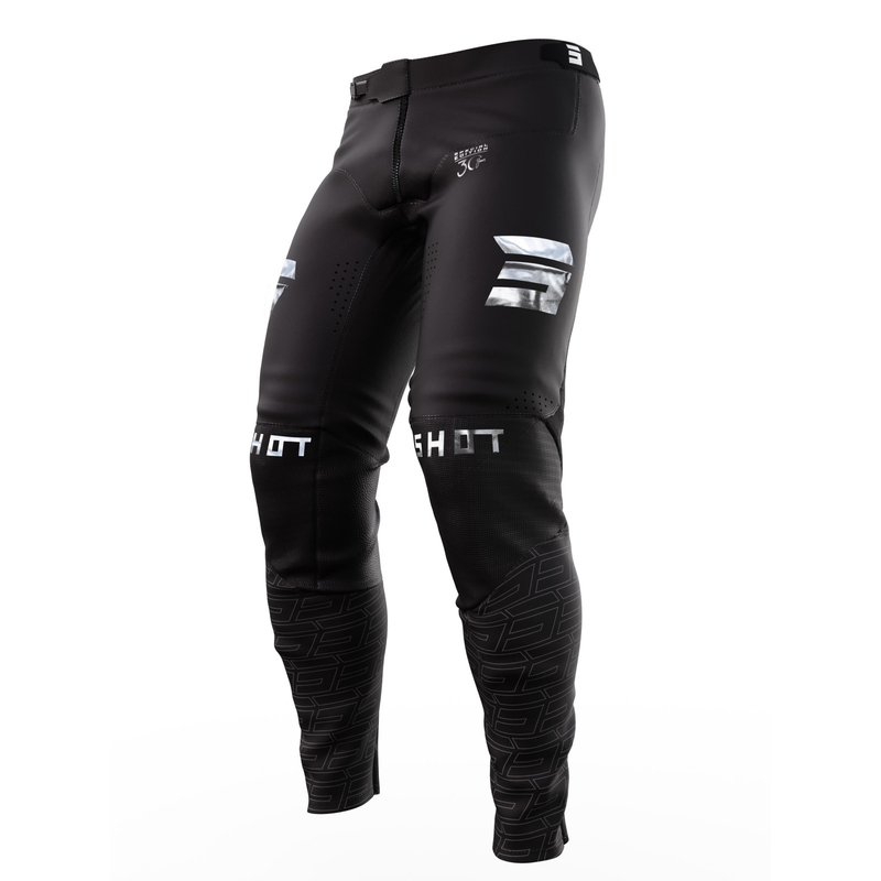 Shot Aerolite Legacy Motocross Pants Black soldes