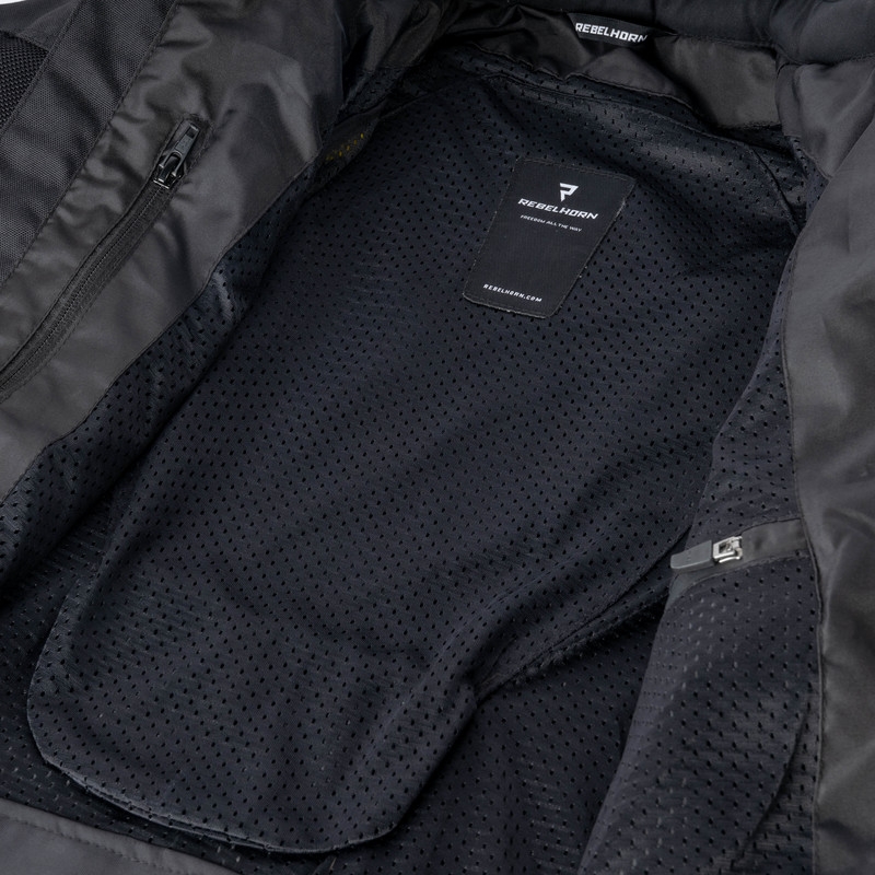 Veste moto femme Rebelhorn Scandal II Noir soldes