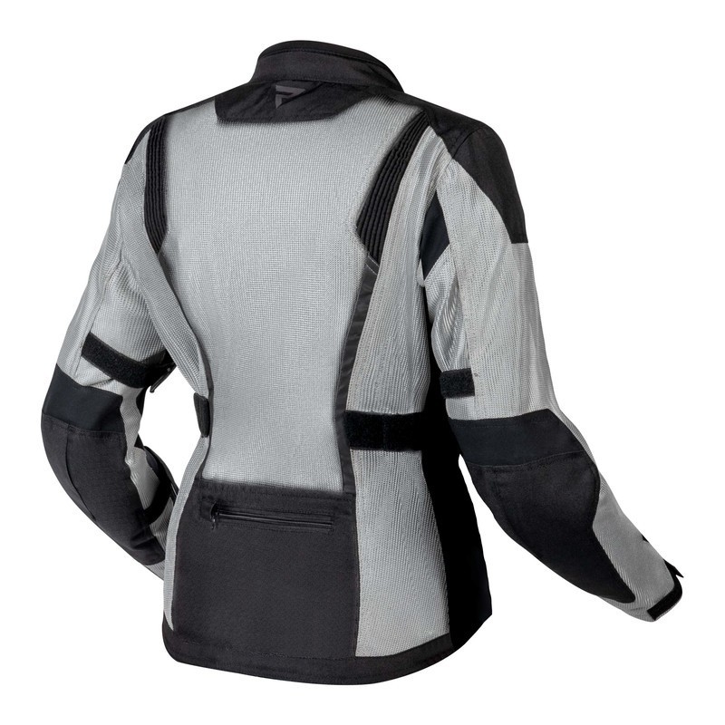Veste de moto pour femmes Rebelhorn Scandal II Silver and Black soldes
