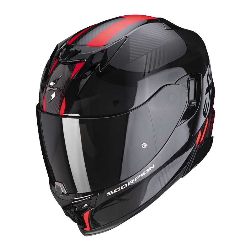 Integrální přilba na motorku Scorpion EXO-520 EVO Air Laten černo-červená