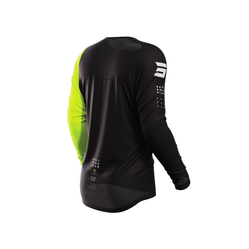 Maillot de motocross Shot Contact Camo 2.0 noir-jaune fluo soldes