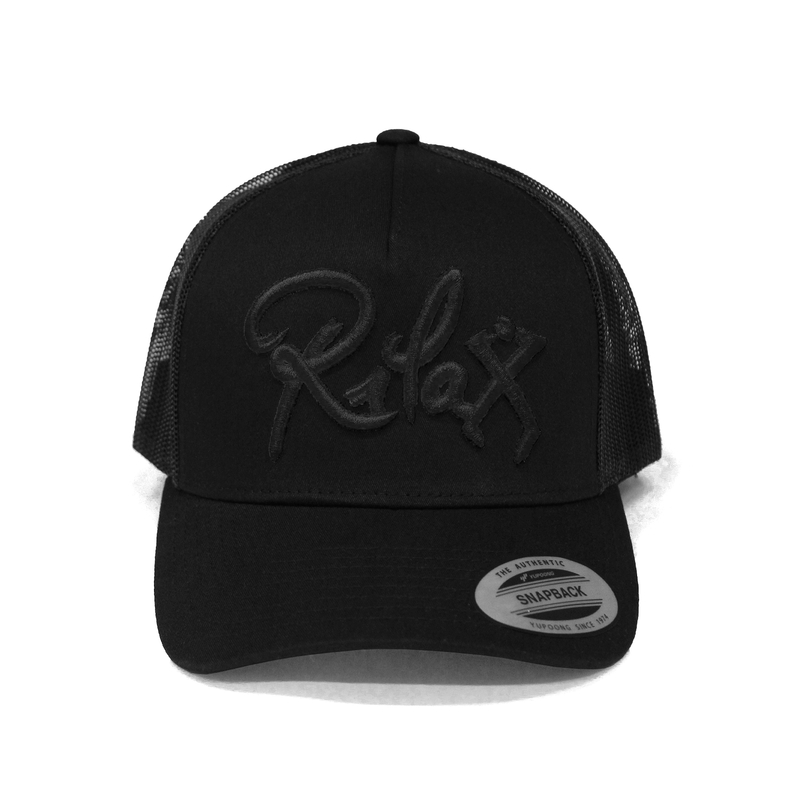 Casquette en maille Rilax noire