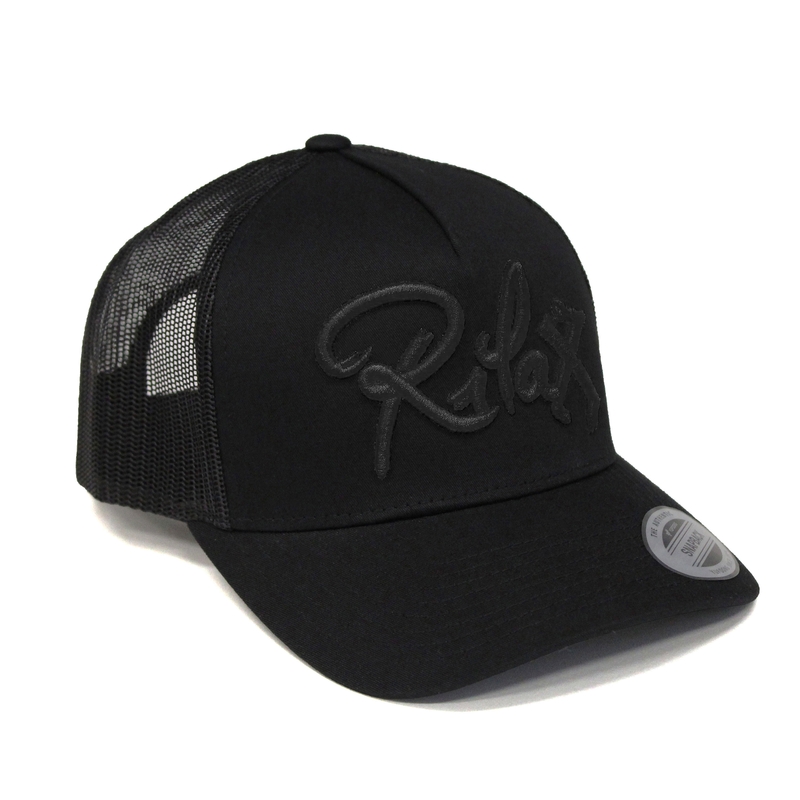 Casquette en maille Rilax noire
