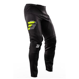 Pantalon Motocross Shot Contact Speck noir-jaune fluo soldes
