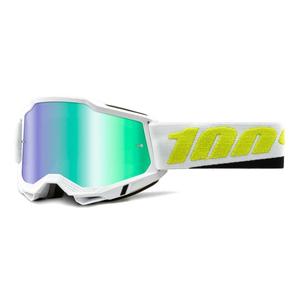 Lunettes de moto 100% ACCURI 2 Payeto noir-jaune-blanc (plexi vert)