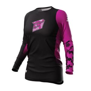 Maillot motocross femme Shot Contact Shelly 2.0 noir et rose soldes