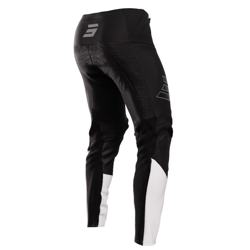 Pantalon de motocross pour femme Shot Contact Shelly noir et blanc soldes