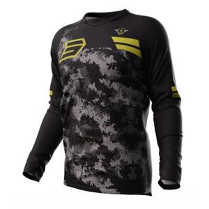 Maillot motocross Shot Devo Army noir-gris-or soldes