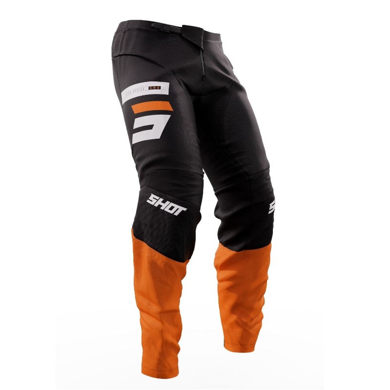 Shot Devo Reflex Motocross Pants Black-Orange soldes