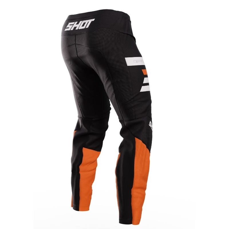 Shot Devo Reflex Motocross Pants Black-Orange soldes