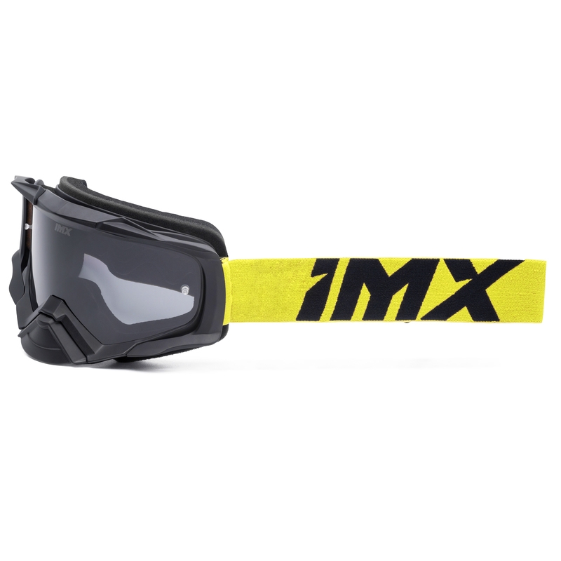 Lunettes de motocross iMX Dust noir-jaune fluo