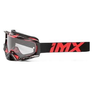 Lunettes de motocross iMX Dust Graphic noir-rouge