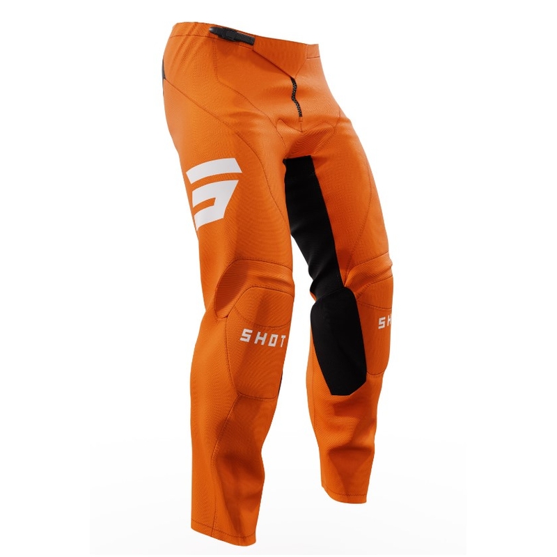 Pantalon motocross Shot Raw Escape noir-orange soldes