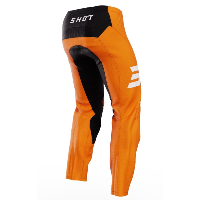 Pantalon motocross Shot Raw Escape noir-orange soldes