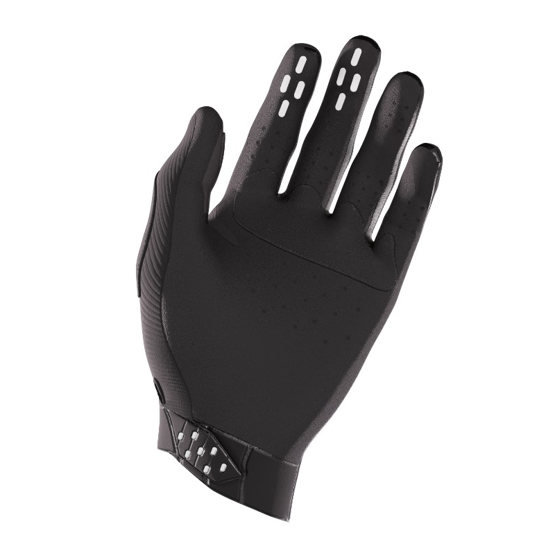Gants de motocross Shot Race noir et blanc soldes