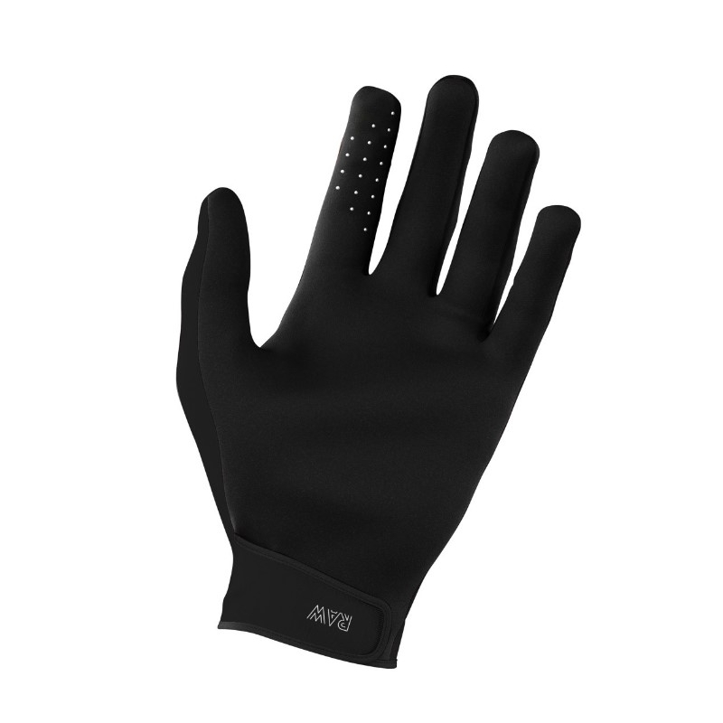 Gants de motocross Prise de vue brute noir et blanc soldes
