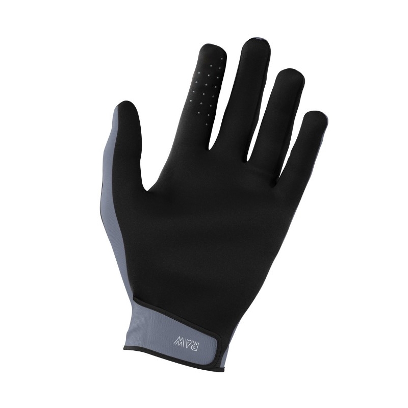 Gants de motocross Shot Raw noir-blanc-gris soldes