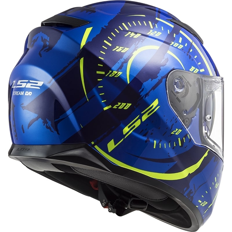 Integrální přilba na motorku LS2 FF320 Stream EVO Tacho modro-fluo žlutá