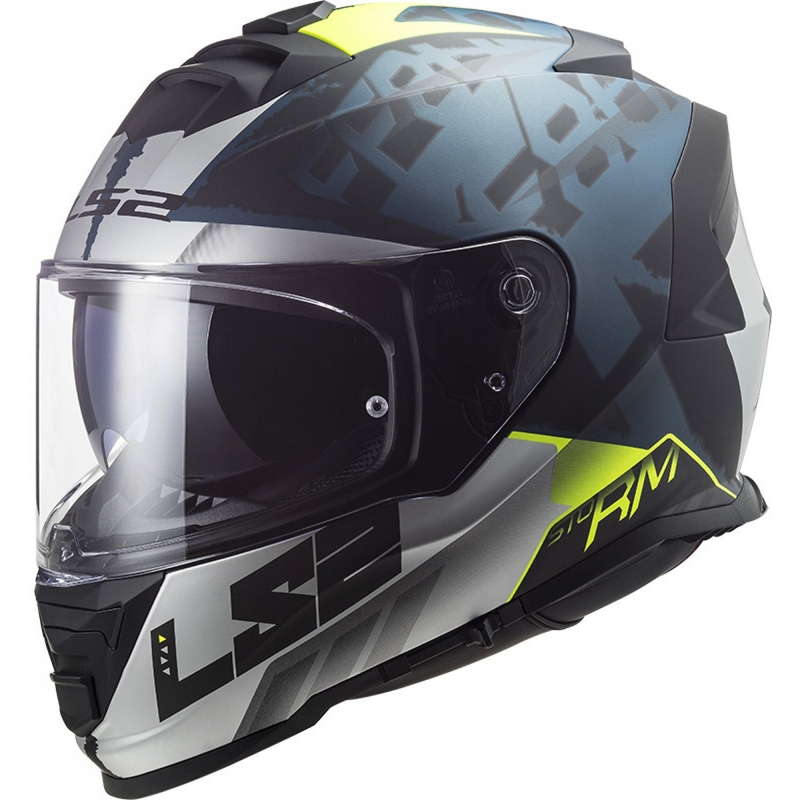 Integrální přilba na motorku LS2 FF800 Storm Sprinter černo-stříbrno-modrá
