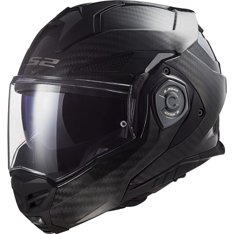 Casque moto modulable LS2 FF901 Advant X Solid Carbon noir