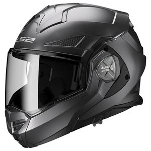 Casque moto LS2 FF901 Advant X Solid titanium matt flip-up
