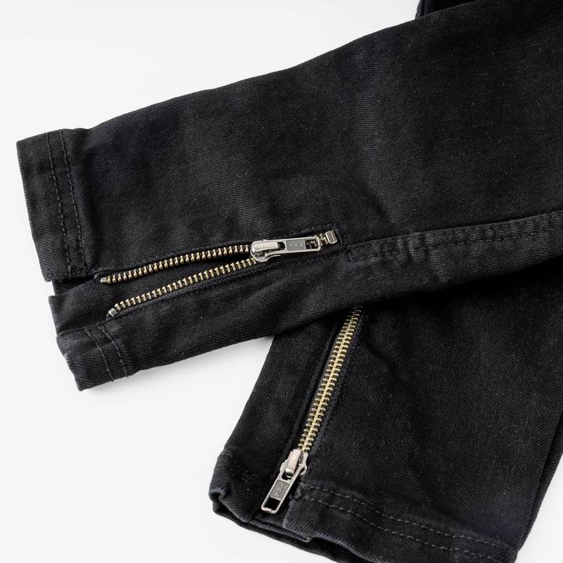 Jeans moto Rebelhorn Ash Black pour femme soldes