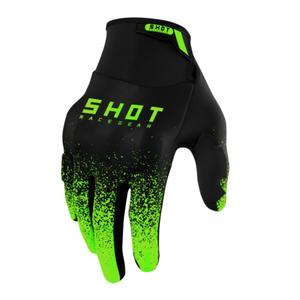 Gants de motocross Shot Drift Edge 2.0 noir-vert