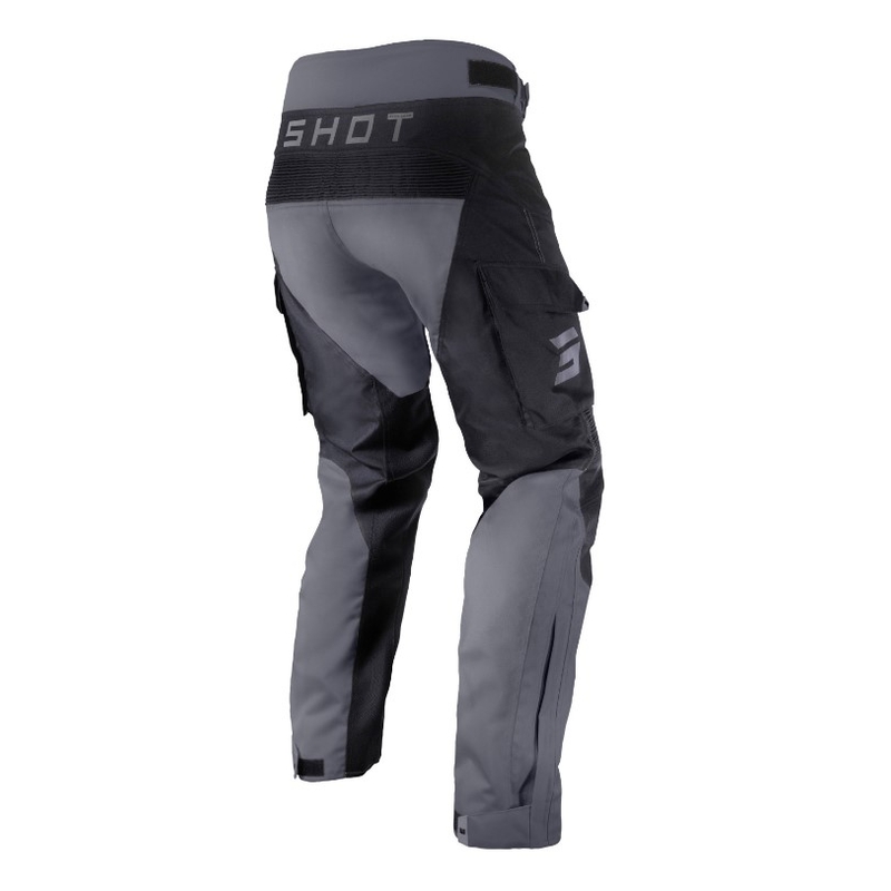 Pantalon de moto Shot Racetech noir et gris