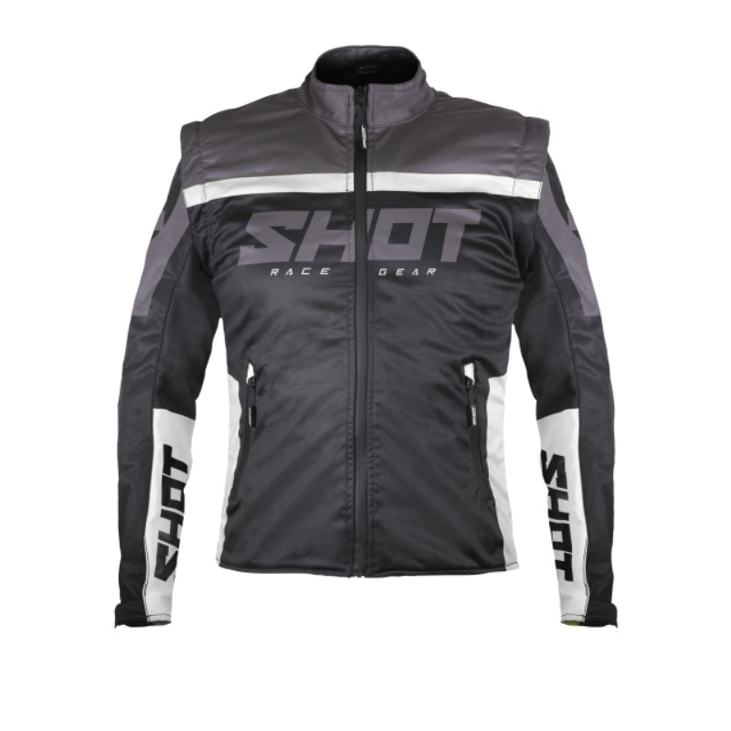 Veste Softshell Shot Softshell Lite 2.0 noir et blanc soldes