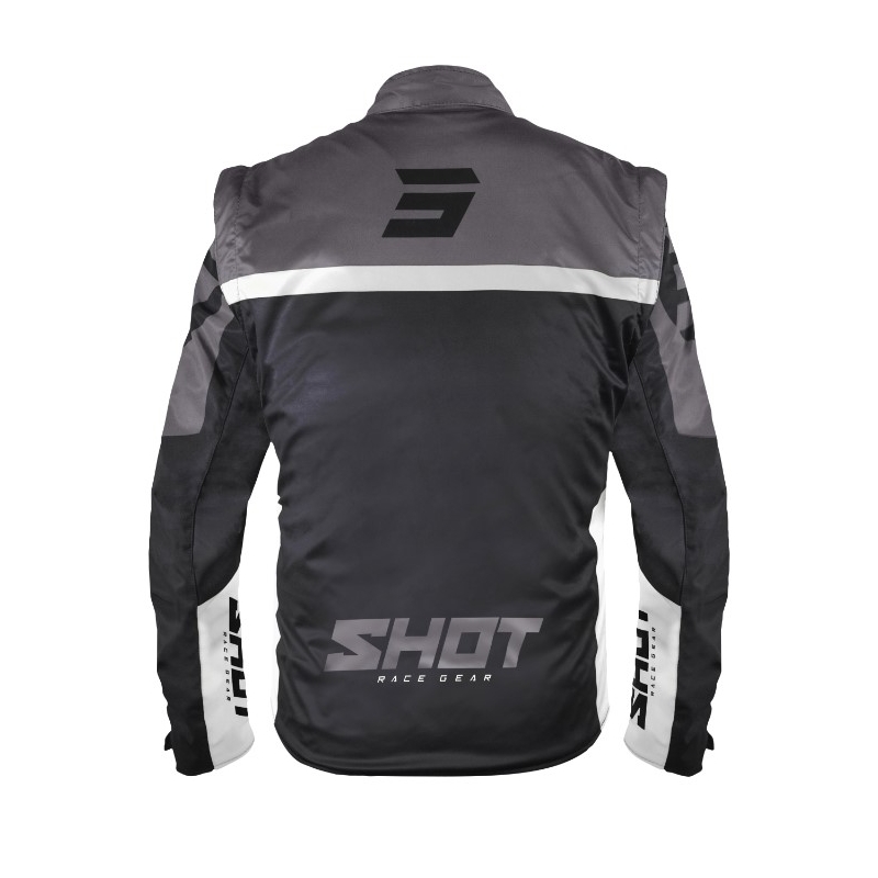 Veste Softshell Shot Softshell Lite 2.0 noir et blanc soldes