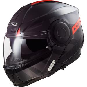 Casque moto LS2 FF902 Scope Hamr noir-titane-rouge