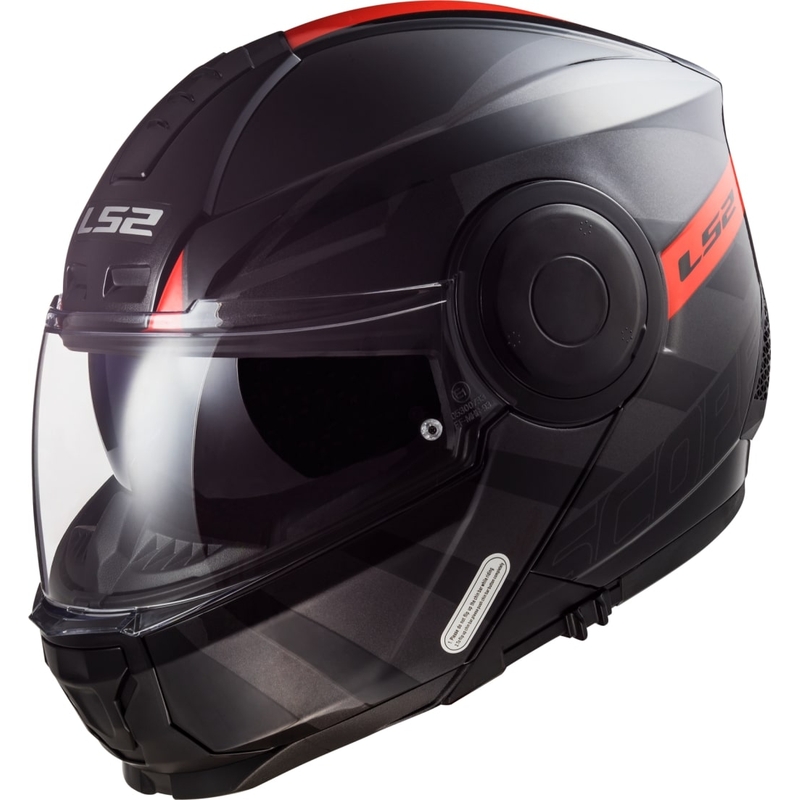 Casque moto LS2 FF902 Scope Hamr noir-titane-rouge