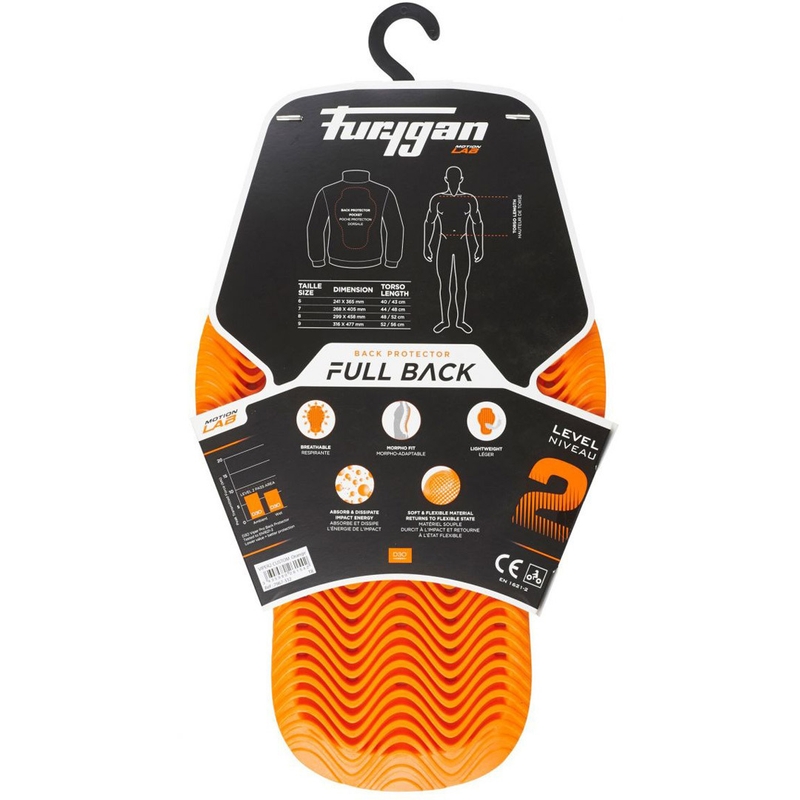 Protection dorsale Furygan Full Back Fury D30