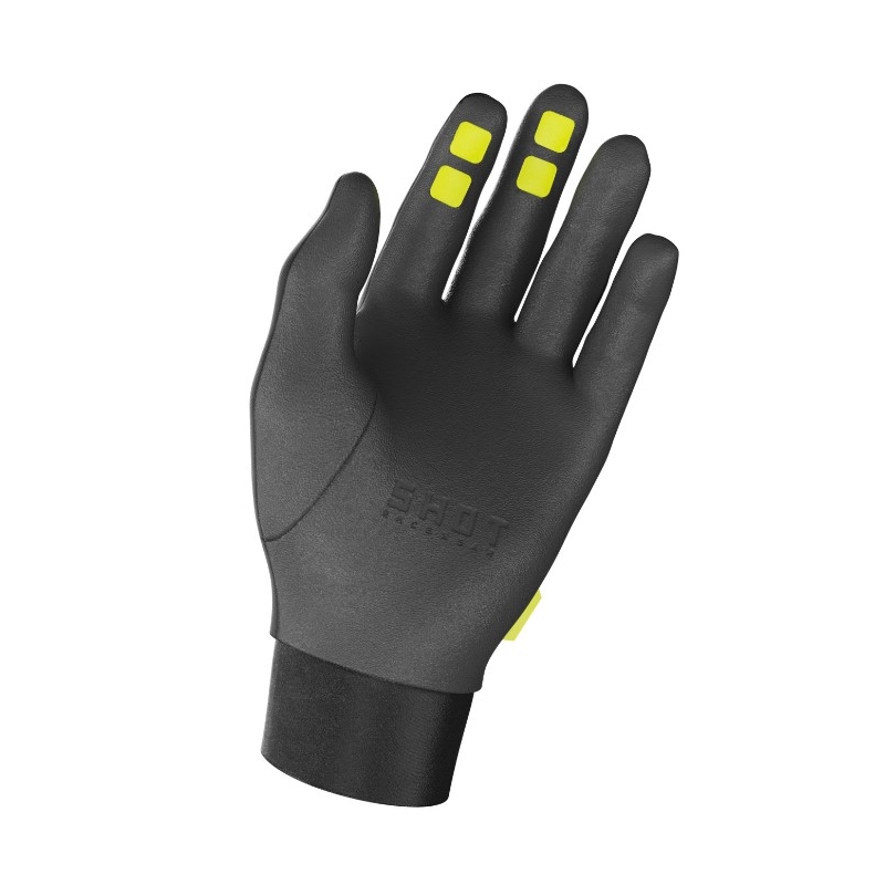 Gants de motocross Shot Climatic 3.0 noir-jaune fluo