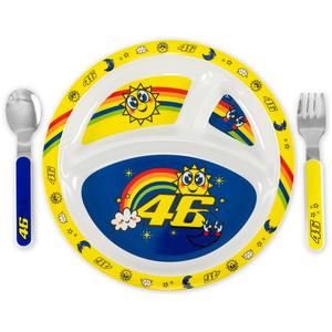 Ensemble de salle à manger pour enfants VR46 Valentino Rossi Sun and Moon