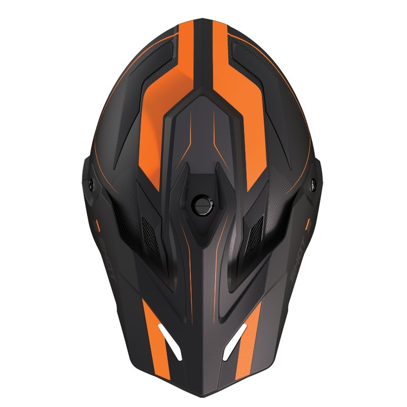 Casque Enduro Shot Trek Rally noir-orange