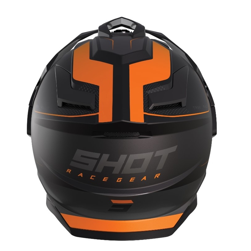 Casque Enduro Shot Trek Rally noir-orange