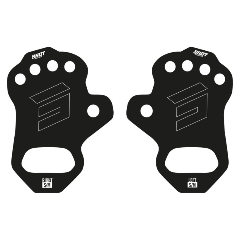 Empiècements de gants absorbant les chocs Shot Palmino 2.0 noir