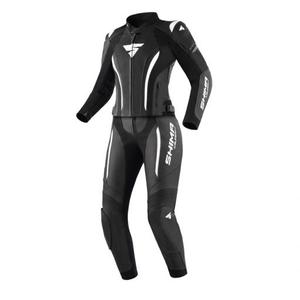 Combinaison moto femme Shima Miura 2.0 noir-blanc