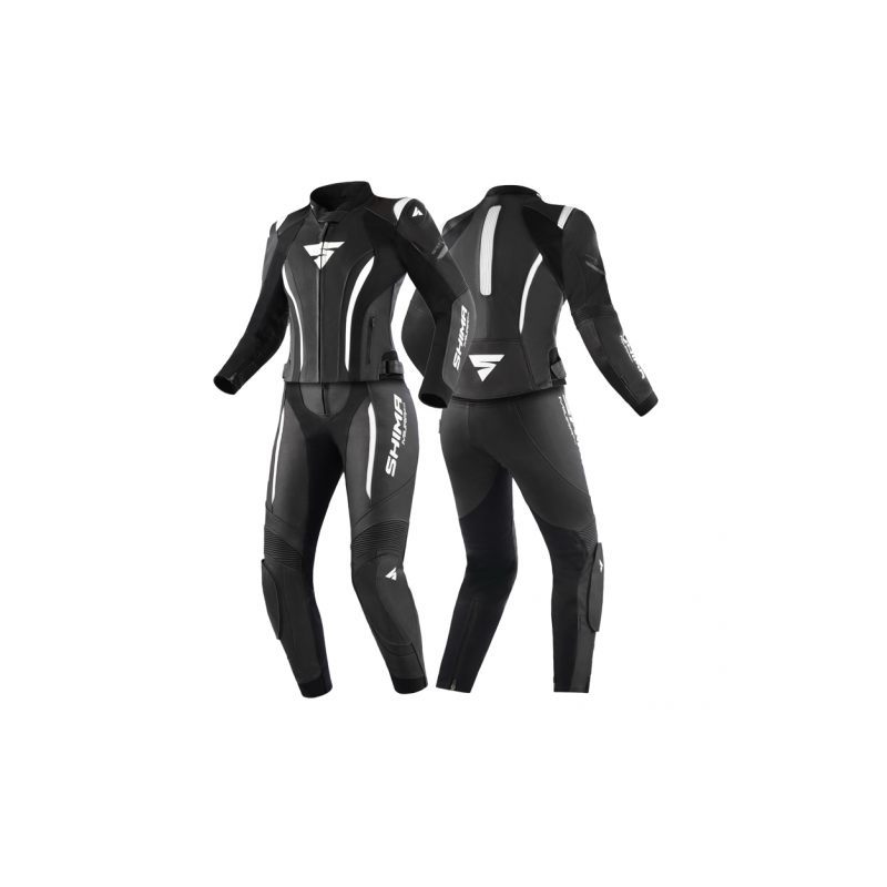 Combinaison moto femme Shima Miura 2.0 noir-blanc