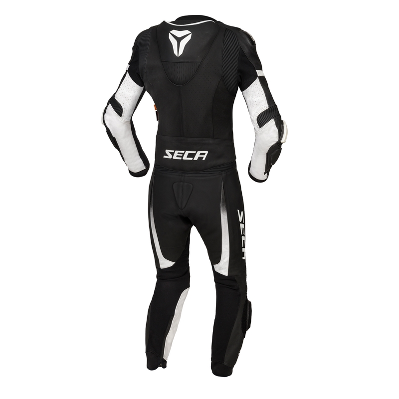 Combinaison moto femme SECA SRS II noir-blanc soldes