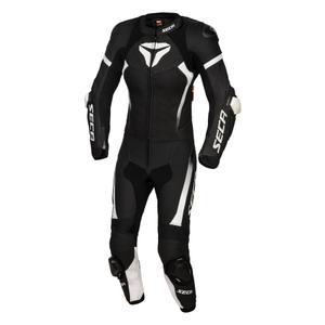Combinaison moto femme SECA SRS II noir-blanc soldes