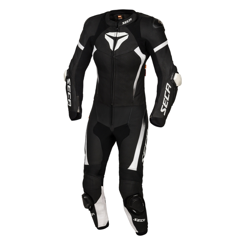 Combinaison moto femme SECA SRS II noir-blanc soldes