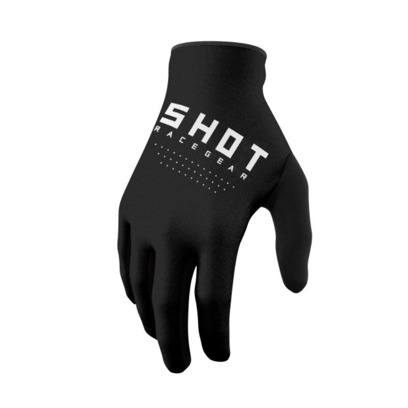 Gants motocross enfant Shot Raw Kid noir soldes